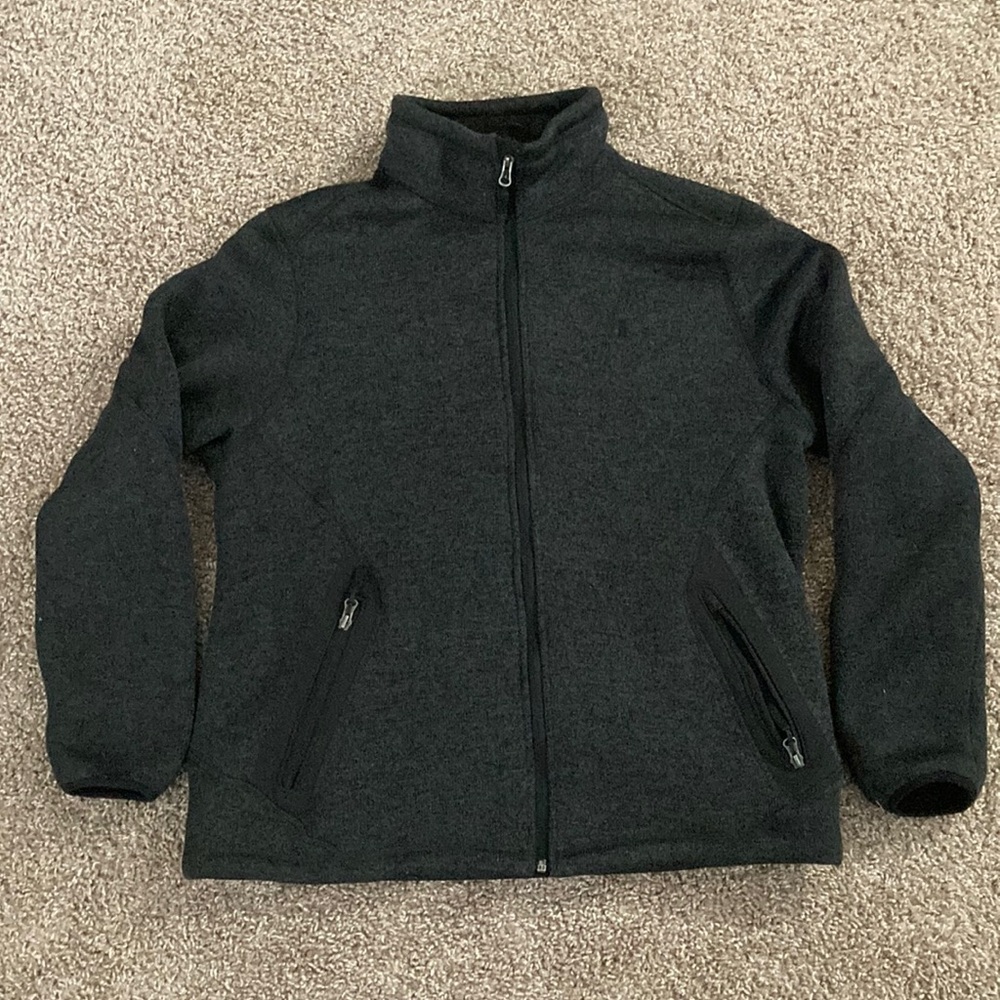 Champion Black All-Weather, Full-Zip, Knit & Fleece Jacket (M)